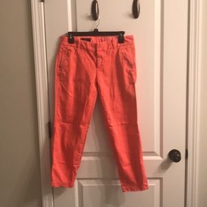 Jcrew crop pants “Scout” salmon color